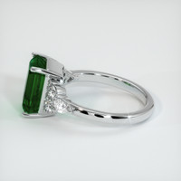 3.53 Ct. Emerald Ring, 18K White Gold 4