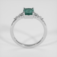 1.15 Ct. Green to Purple Alexandrite Ring, 18K White Gold 3