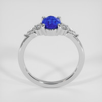 1.11 Ct. Blue Sapphire Ring, 18K White Gold 3