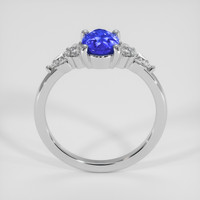 1.20 Ct. Blue Sapphire Ring, 18K White Gold 3