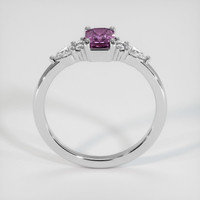 0.81 Ct. Sapphire Ring, 18K White Gold 3