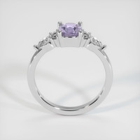 0.74 Ct. Purple Sapphire Ring, 18K White Gold 3