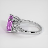 9.13 Ct. Purple Sapphire Ring, 18K White Gold 4
