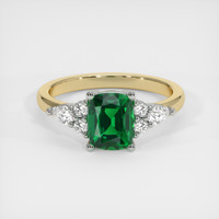 1.53 Ct. Gemstone Ring, 14K White & Yellow 1