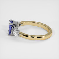 0.88 Ct. Bluish Purple Sapphire Ring, 14K White & Yellow 4