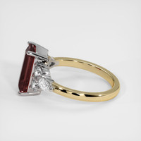 2.93 Ct. Pinkish Purple Sapphire Ring, 14K White & Yellow 4