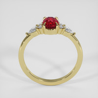 1.07 Ct. Ruby Ring, 10K Yellow Gold 3