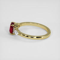 1.07 Ct. Ruby Ring, 10K Yellow Gold 4
