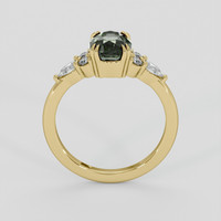 2.03 Ct. Color Change Sapphire Ring, 10K Yellow Gold 3