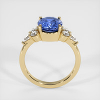 3.28 Ct. Blue Sapphire Ring, 10K Yellow Gold 3