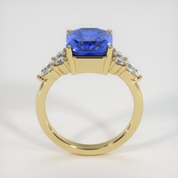 3.66 Ct. Blue Sapphire Ring, 14K Yellow Gold 3