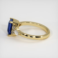 1.54 Ct. Blue Sapphire Ring, 14K Yellow Gold 4
