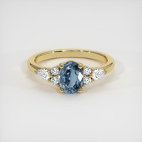 1.20 Ct. Gemstone Ring, 14K Yellow Gold 1