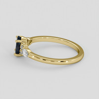0.78 Ct. Alexandrite Ring, 14K Yellow Gold 4