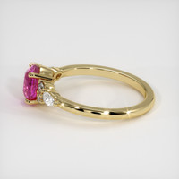 2.15 Ct. Pink Sapphire Ring, 14K Yellow Gold 4