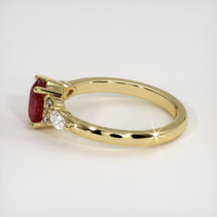 1.07 Ct. Ruby Ring, 14K Yellow Gold 4