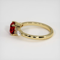 1.55 Ct. Ruby Ring, 14K Yellow Gold 4