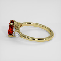 1.67 Ct. Ruby Ring, 14K Yellow Gold 4