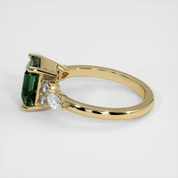 2.53 Ct. Bluish Green Sapphire Ring, 14K Yellow Gold 4
