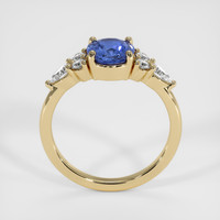 1.30 Ct. Blue Sapphire Ring, 14K Yellow Gold 3