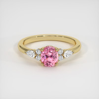 1.56 Ct. Sapphire Ring, 14K Yellow Gold 1
