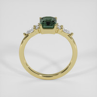 1.52 Ct. Bluish Green Sapphire Ring, 14K Yellow Gold 3