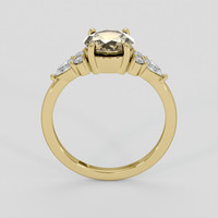 1.77 Ct. Brown Sapphire Ring, 14K Yellow Gold 3