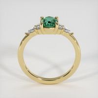 1.17 Ct. Green Sapphire Ring, 14K Yellow Gold 3