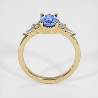 1.17 Ct. Blue Sapphire Ring, 14K Yellow Gold 3