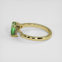 1.73 Ct. Green Sapphire Ring, 14K Yellow Gold 4