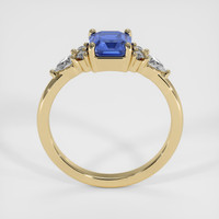 1.40 Ct. Blue Sapphire Ring, 14K Yellow Gold 3