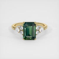 3.09 Ct. Sapphire Ring, 14K Yellow Gold 1