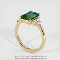 3.09 Ct. Sapphire Ring, 14K Yellow Gold 2