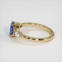 1.15 Ct. Blue Sapphire Ring, 14K Yellow Gold 4