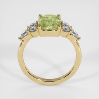 2.02 Ct. Green Sapphire Ring, 14K Yellow Gold 3