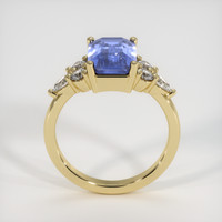 3.04 Ct. Blue Sapphire Ring, 18K Yellow Gold 3