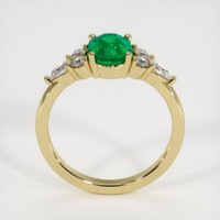 1.21 Ct. Emerald Ring, 18K Yellow Gold 3