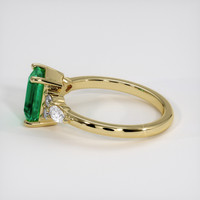1.61 Ct. Emerald Ring, 18K Yellow Gold 4