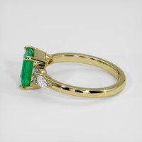 1.68 Ct. Emerald Ring, 18K Yellow Gold 4