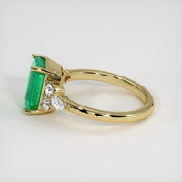 2.97 Ct. Emerald Ring, 18K Yellow Gold 4