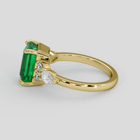 1.87 Ct. Emerald Ring, 18K Yellow Gold 4