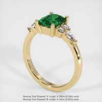 1.53 Ct. Gemstone Ring, 18K Yellow Gold 2