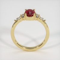 1.07 Ct. Ruby Ring, 18K Yellow Gold 3