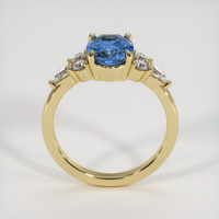 2.04 Ct. Blue Sapphire Ring, 18K Yellow Gold 3