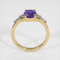1.78 Ct. Violet Sapphire Ring, 18K Yellow Gold 3