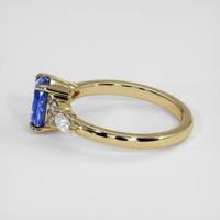 1.93 Ct. Blue Sapphire Ring, 18K Yellow Gold 4