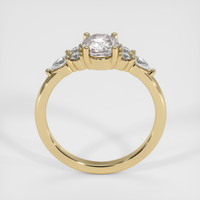 1.30 Ct. White Sapphire Ring, 18K Yellow Gold 3
