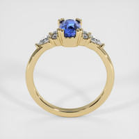 1.24 Ct. Blue Sapphire Ring, 18K Yellow Gold 3