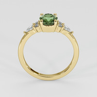 1.73 Ct. Green Sapphire Ring, 18K Yellow Gold 3