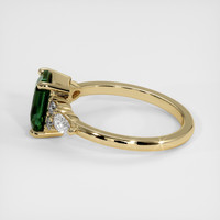 1.74 Ct. Green Sapphire Ring, 18K Yellow Gold 4